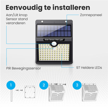 Buitenlamp met Bewegingssensor